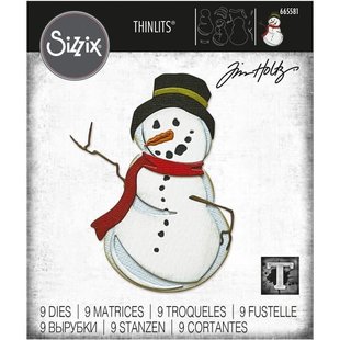 Sizzix Thinlits Die Set Tim Holtz Mr. Frost 9 Dies