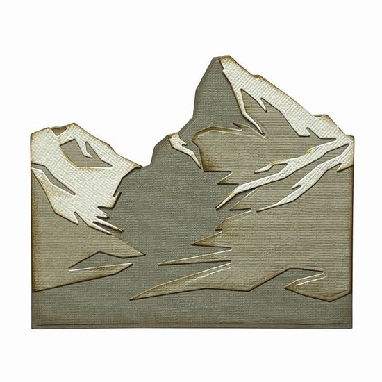 Sizzix Sizzix Thinlits Die Set Tim Holtz Mountain Top 6 Dies