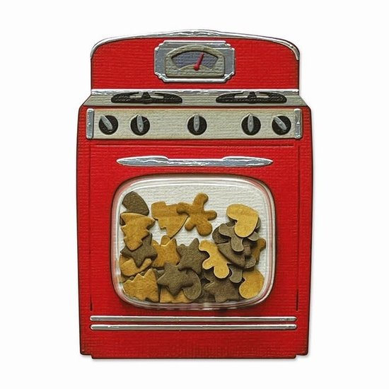 Sizzix Sizzix Thinlits Die set 12PK Retro oven