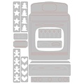 Sizzix Sizzix Thinlits Die set 12PK Retro oven