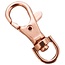 Metalen Sleutelhanger Sluiting 38x16mm Rosé goud