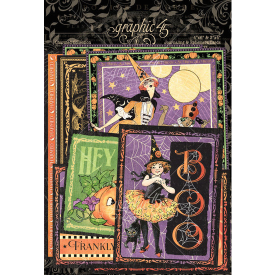 Graphic45 Graphic45 Charmed Journaling Cards 32 Pieces