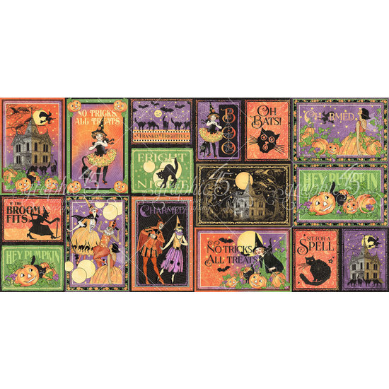 Graphic45 Graphic45 Charmed Journaling Cards 32 Pieces