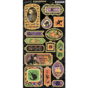Graphic45 Charmed Chipboard