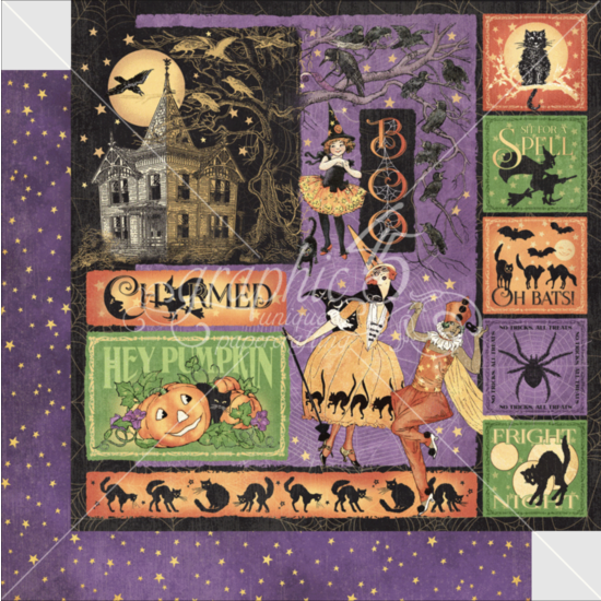 Graphic45 Graphic45 Charmed 8x8 Inch Paper Pad