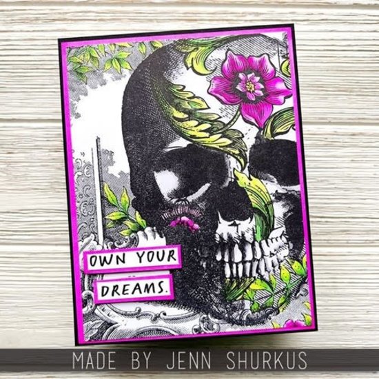 Tim Holtz Tim Holtz Cling Stamp Gothic Tapestry