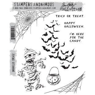 Tim Holtz Cling Stamp Unraveled