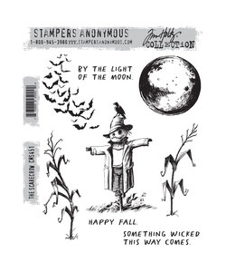 Tim Holtz Cling Stamp The Scarecrow