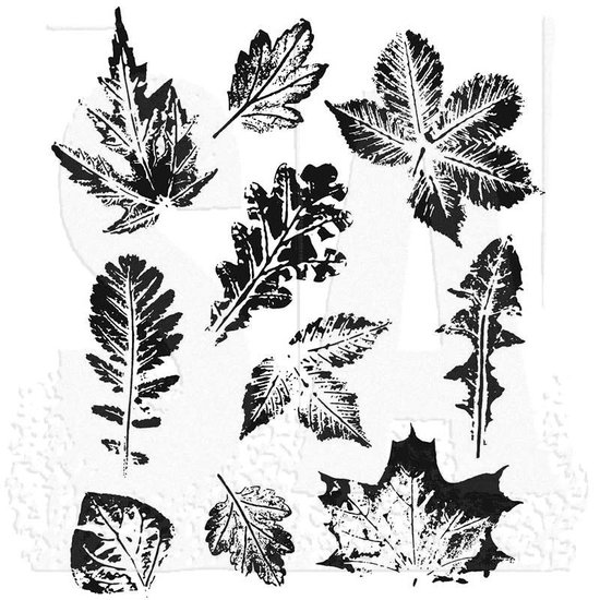Tim Holtz Tim Holtz Cling Stamp Leaf Prints 2