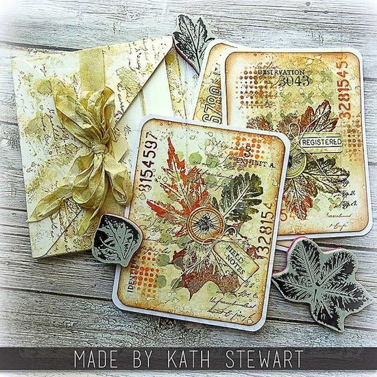 Tim Holtz Tim Holtz Cling Stamp Leaf Prints 2