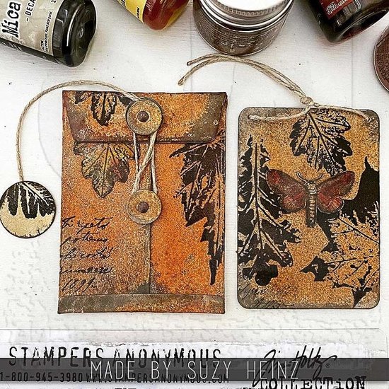 Tim Holtz Tim Holtz Cling Stamp Leaf Prints 2