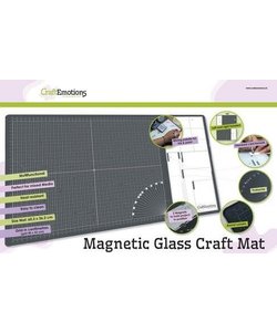 CraftEmotions Magnetic glass craft mat