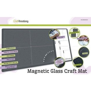 CraftEmotions Magnetic glass craft mat