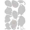 Sizzix Sizzix Thinlits Die Set Tim Holtz Bird & Egg Colorize 11 Dies