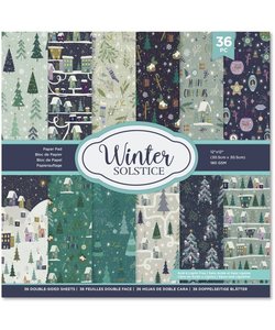 Crafter's Companion Paper Pad Christmas 30x30cm. Winter Solstice