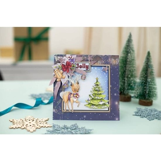 Crafter´s Companion Crafter's Companion Paper Pad Christmas 30x30cm. Vintage Snowman