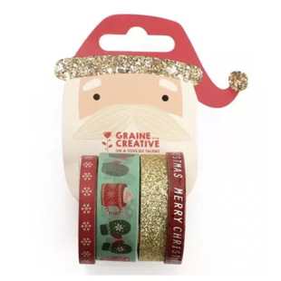 Washi Masking Tape 4st Kerst