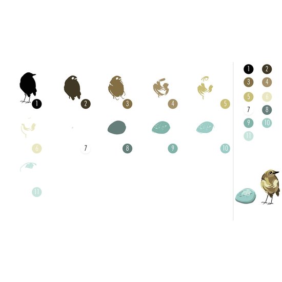 Sizzix Sizzix Thinlits Die Set Tim Holtz Bird & Egg Colorize 11 Dies