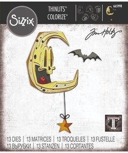 Sizzix Thinlits Die Set Tim Holtz Halloween Otis Colorize 13 pcs. 665998