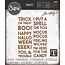 Tim Holtz Sizzix Thinlits Die Set Tim Holtz Bold Text Halloween 9 pcs. 665995