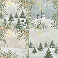 Crafter´s Companion Crafter's Companion Paper Pad Christmas 30x30cm. Vintage Snowman