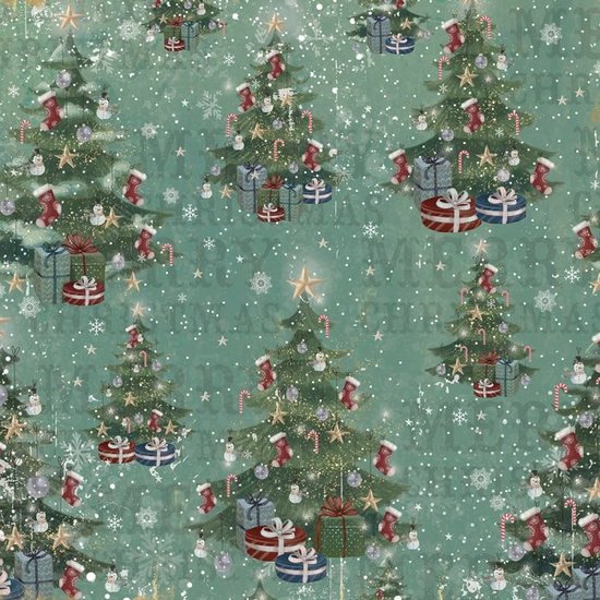 Crafter´s Companion Crafter's Companion Paper Pad Christmas 30x30cm. Vintage Snowman