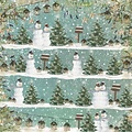 Crafter´s Companion Crafter's Companion Paper Pad Christmas 30x30cm. Vintage Snowman