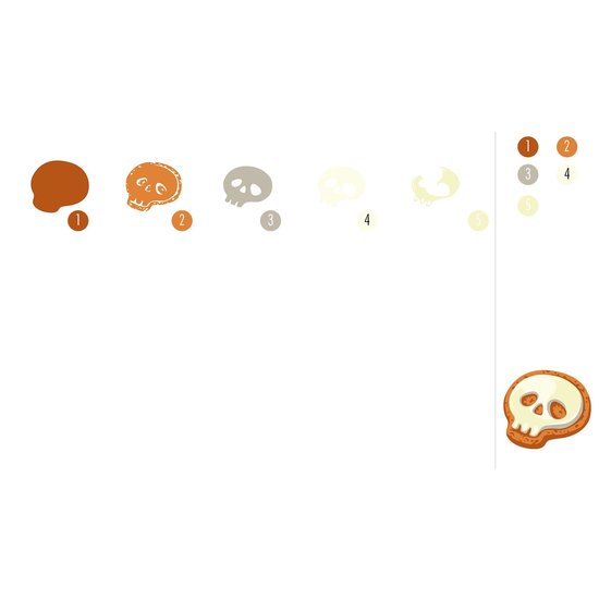 Tim Holtz Sizzix Tim Holtz Thinlits Die Set Tim Holtz Trick or Treat Colorize 29 pcs. 666002