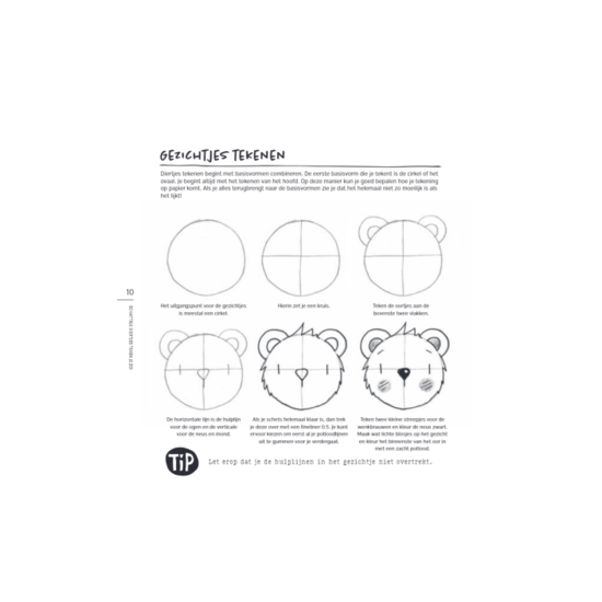 Paperfuel Illustration Paperfuel Boek Schattige diertjes teken je zo!