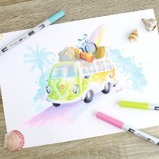 Tombow Tombow Marker Paper Bristol 250g.  A4 25st