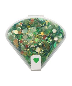 Nellie‘s Choice Sequins Pailletten mix assorti 20 gram Groen