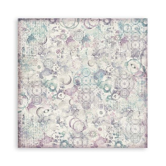 Stamperia Stamperia Cosmos Infinity Backgrounds Paper Pack 8x8 Inch