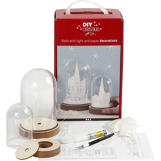 Easykit Knutselpakket Set 2 stolpen wintertafereel