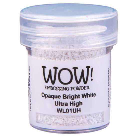 Wow Wow Embossing poeder Opaque Bright White Ultra High.
