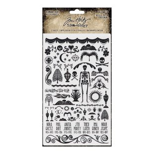 Tim Holtz Idea-Ology Remnant Rub-Ons Halloween