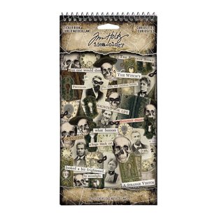 Tim Holtz Idea-Ology Sticker book Halloween Curiosities 302 pc