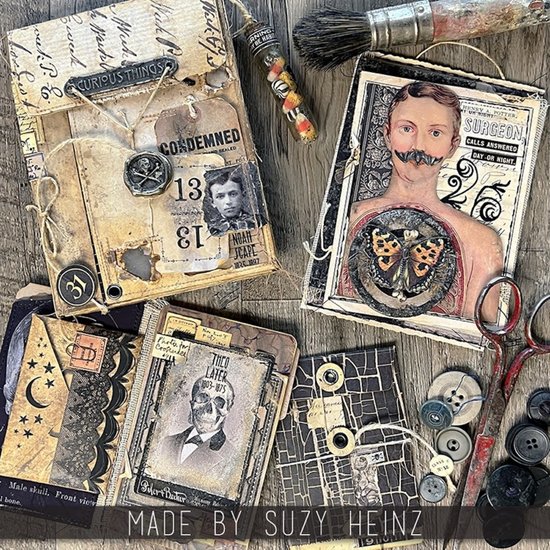 Tim Holtz Tim Holtz Idea-Ology Sticker book Halloween Curiosities 302 pc