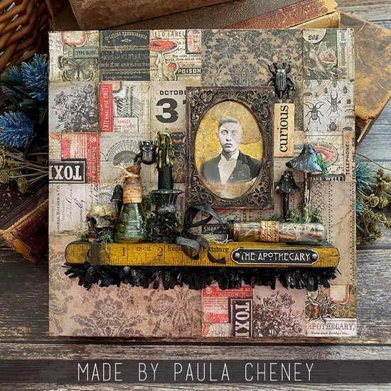 Tim Holtz Tim Holtz Idea-Ology Sticker book Halloween Curiosities 302 pc