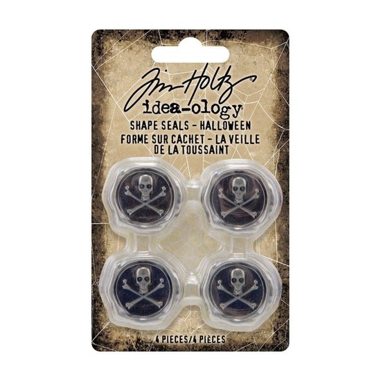 Tim Holtz Tim Holtz Idea-Ology Shape seals Halloween 4 pcs.