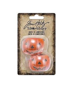 Tim Holtz Halloween Jack-O-Lanterns 2pcs
