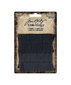 Tim Holtz Idea-Ology Halloween Fringe Black 2x1.39mtr.