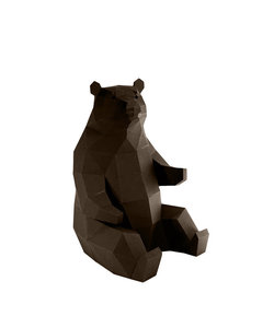 DIY Paper Model kit 3D Bear 48x28x34 cm.
