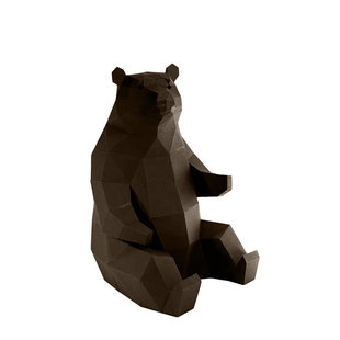 DIY Paper Model kit 3D Bear 48x28x34 cm.