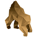 Papercraft world DIY Paper Model kit Gorilla Gold  Limited Edition  46x26x50 cm.