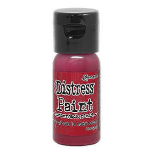 Ranger Tim Holtz Distress Paint Flip Cap 29ml. Lumberjack Plaid