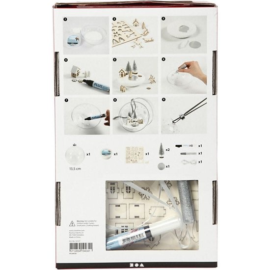 Creotime DIY Christmas Decoratieve Bal Set.