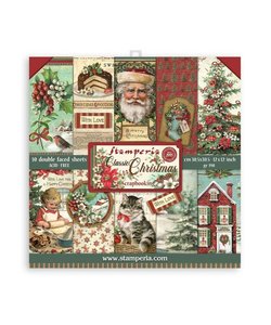 Stamperia paperpack 12 x 12 Classic Christmas