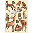 Stamperia Stamperia Wooden Shape Romantic Cozy Winter Animals A5.