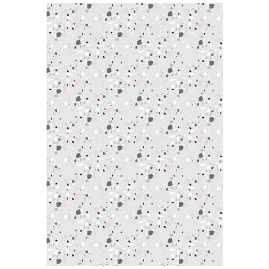 Decopatch Vel Decopatch papier Patroon Lichtgrijs Onregelmatige Blokjes Roze/Grijs/Wit/Zilver