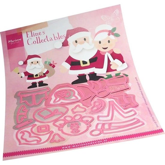 Marianne Design Marianne Design Creatables Eline's Kerstman en Kerstvrouw